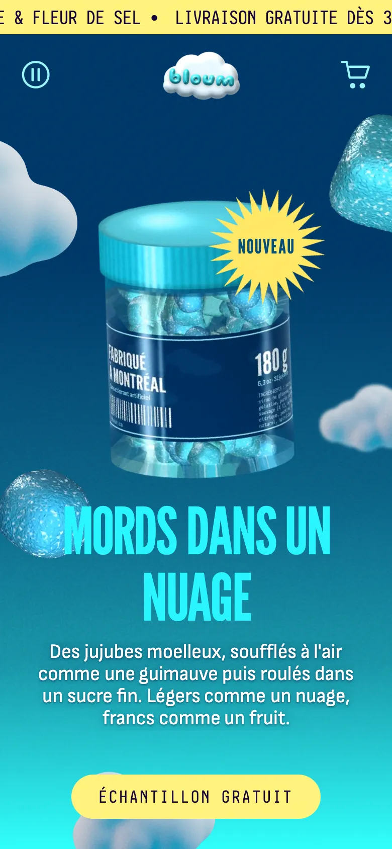 La démo Bloum sur mobile