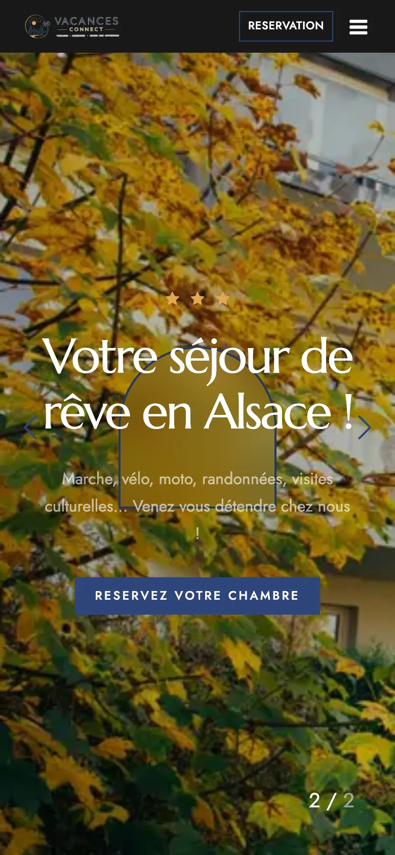 Le site du Royal Golf & Horse sur mobile