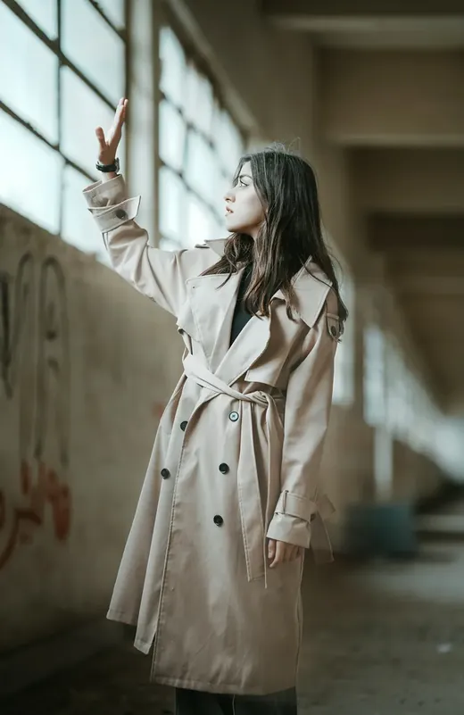 Look Neutre : trench beige