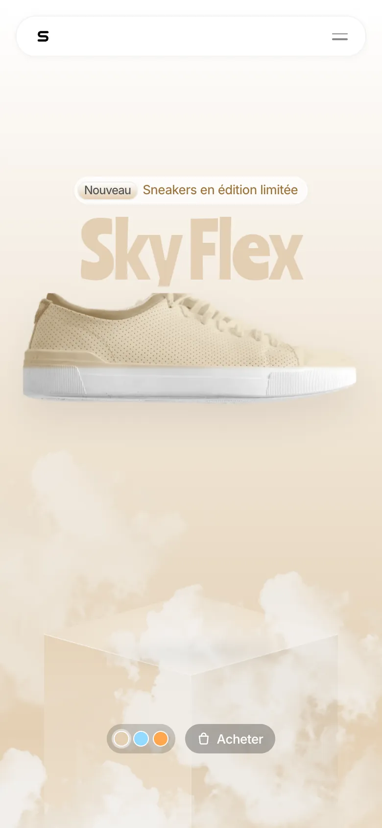 La démo Sneaks sur mobile